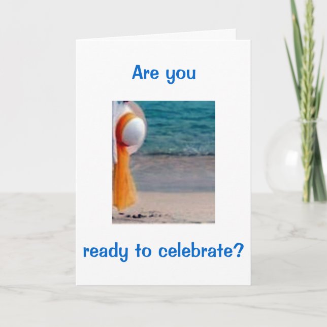 "40th" BIRTHDAY WISHES FOR "HER" Card (Front)