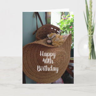 **40th BIRTHDAY** WISHES TO A BEAUTIFUL WOAMN Card