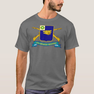 40th Infantry Regiment w Br Ribbon X T-Shirt
