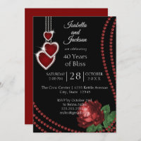 40th Ruby Red Rose Anniversary