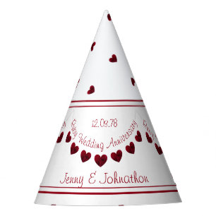 40th Ruby Wedding Anniversary hat