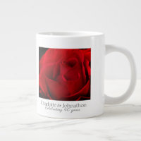40th Ruby Wedding Anniversary Rose husband & wife