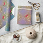 40th Ruby Wedding Anniversary Wrapping Paper<br><div class="desc">Sometimes simply stating their special milestone on an elegant and understated wrapping paper is the best gift,  especially designed with a nod to the traditional 40th anniversary gift of rubies and roses!</div>