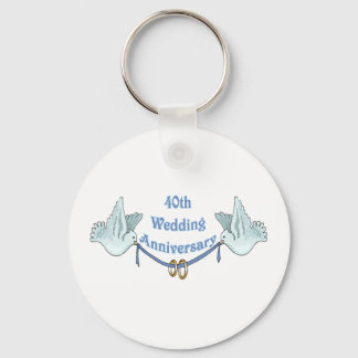 40th wedding anniversary gifts t key ring