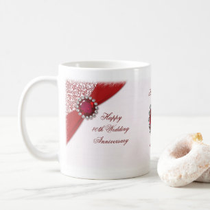 40th Wedding Anniversary Mug
