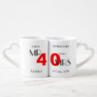 40th Wedding Anniversary Personalised