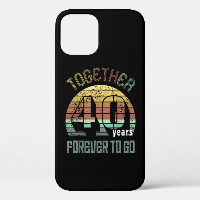 40th Years Wedding Anniversary Gifts For Couples Case-Mate iPhone Case (Back)