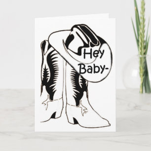 40TH-YOU CAN BOOT SCOOT WITH ME ANYTIME! CARD