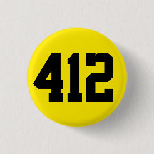 412 Button Black and Yellow