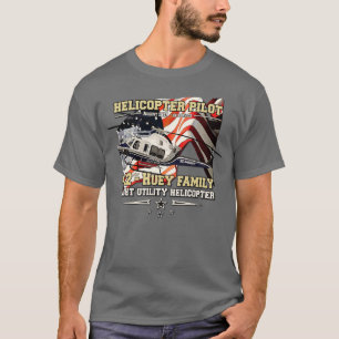 412 utility helicopter pilot Huey family T-Shirt