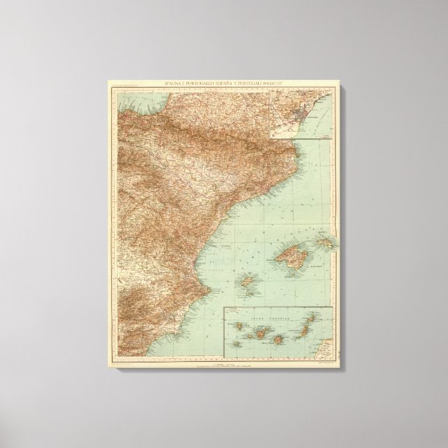 4142 Spain, Portugal, Eastern Canvas Print (Front)