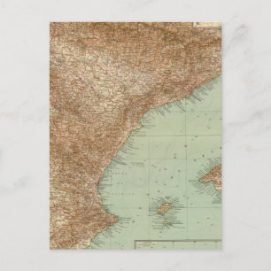 4142 Spain, Portugal, Eastern Postcard