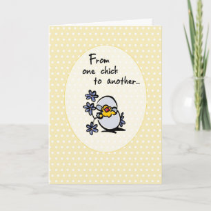 4146 One Chick Easter Holiday Card