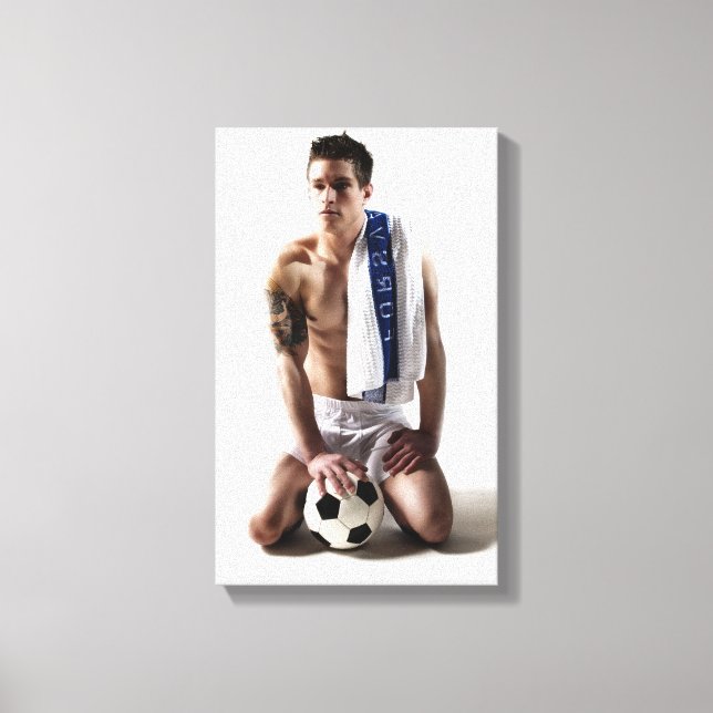 41873a Soccer Jock Canvas Print (Front)