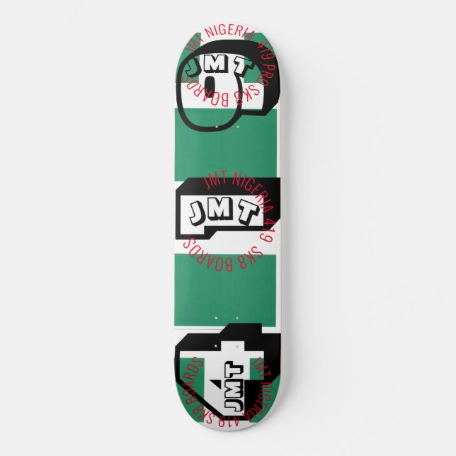 419  JMT NIGERIA 8 1/4" Skateboard Deck (Front)