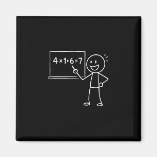 41 67 Meme Forty One Six Seven Funny Math Teacher  Magnet
