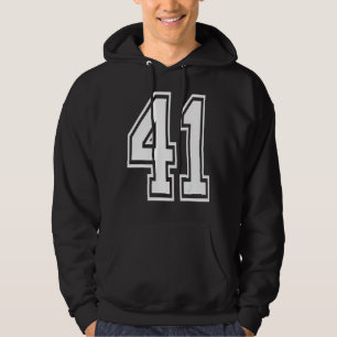 41 Birthday College Number Hoodie