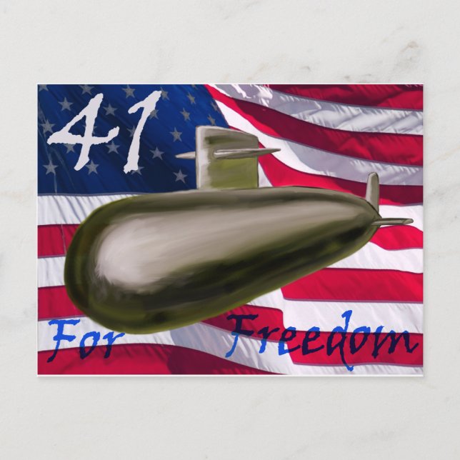 41 for Freedom Postcard (Front)