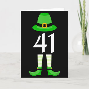 41 St Patricks Day Four One Kids Funny Leprechaun Card