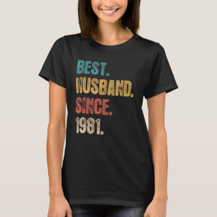 41 Wedding Aniversary For Him Best Husband Since T-Shirt