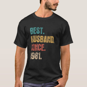 41 Wedding Aniversary For Him  Best Husband Since  T-Shirt
