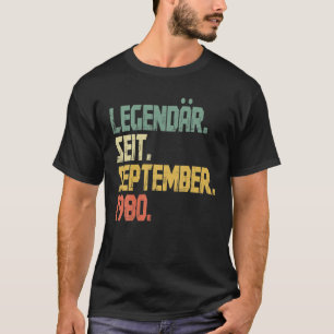 41 Year Birthday Gift Legendary Since September 19 T-Shirt