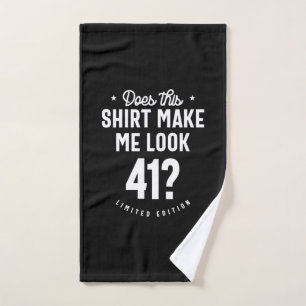 41 Year Old - 41st Birthday Funny Gift Hand Towel