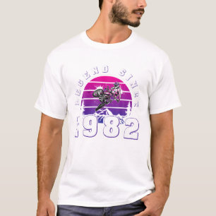 41 Years Old Birthday Motocross Legend Since 1982  T-Shirt