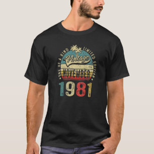 41 Years Old Vintage November 1981 41th Birthday M T-Shirt