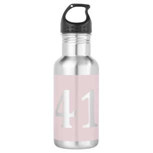41st Birthday 41 Years Old Party Favour Gift Pink 532 Ml Water Bottle