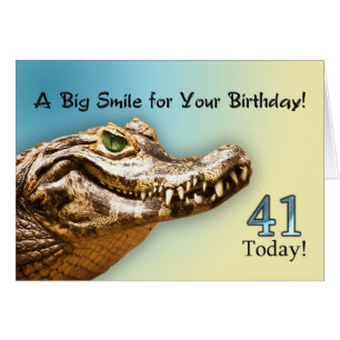 41st Bithday Card