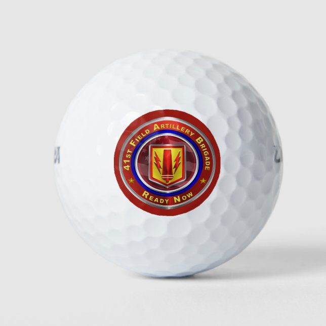 41st Field Artillery Brigade Golf Balls (Front)