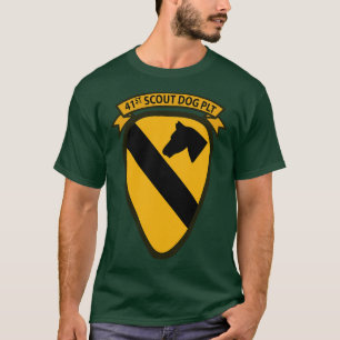 41st Scout Dog Platoon 1st Cav wo Txt T-Shirt