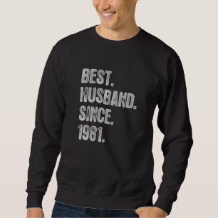 41st Wedding Aniversary For Him Best Husband Since Sweatshirt