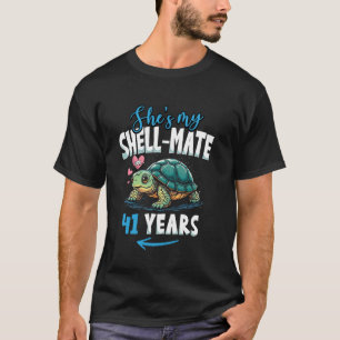 41st Wedding Anniversary 41 Years Couple He's My S T-Shirt