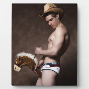 42067a Cowboy Plaque