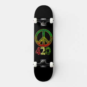 420 Peace Skateboard