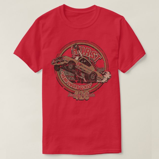 426 Hemi Bear of a Cuda Barracuda T-Shirt (Design Front)