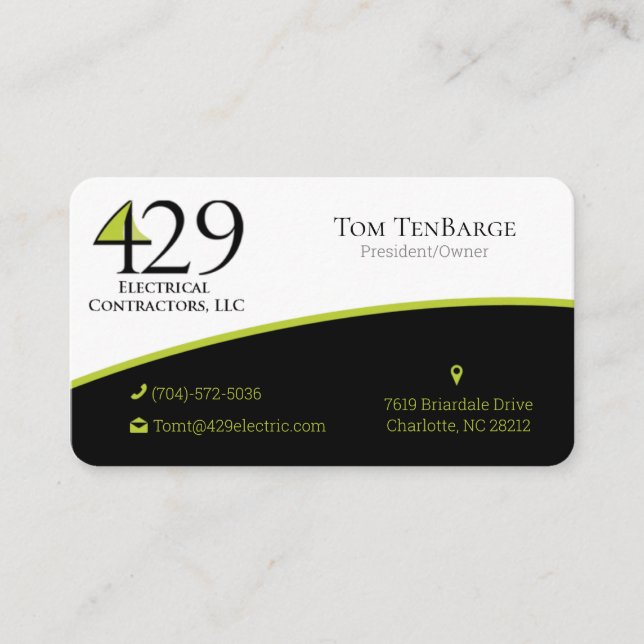 429 Business Card (Front)