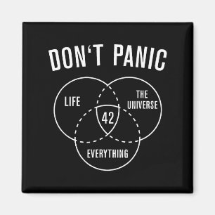 42 Answer To Life Universe And Everything Don't Pa Magnet