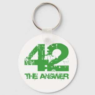 42 Is The Answer Keychain