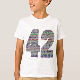 42: Life the Universe and Everything T-Shirt
