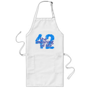 42 Meaning of Life apron - choose style & colour