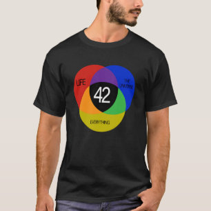 42 The Answer to Life the Universe and Everything T-Shirt