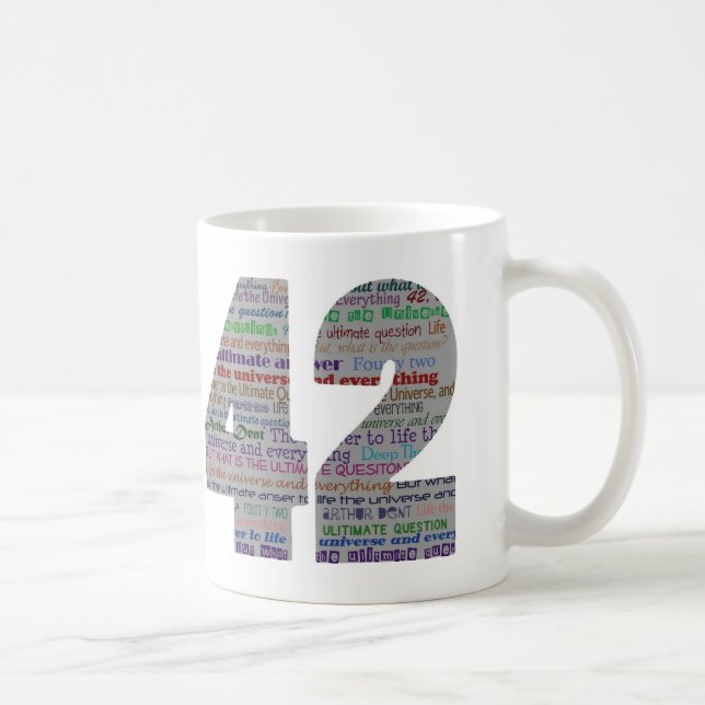 42: The ultimate answer Coffee Mug (Right)