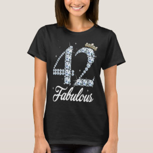 42 Year Old Its My 42nd Birthday Queen Diamond Hee T-Shirt