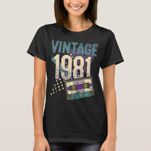 42 Year Old Vintage 1981 42nd Birthday T-Shirt