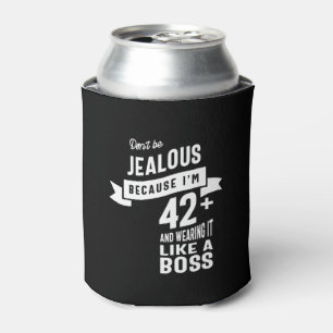 42 Years Old - 42nd Birthday Funny Gift Can Cooler