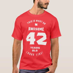 42 Years Old Birthday T-Shirt