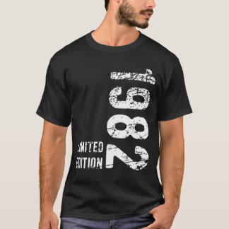 42nd Birthday Gift 1982 Limited Edition 42 Years T-Shirt